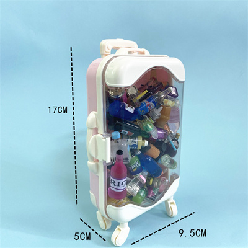 Mini luggage miniature food toys – Andester