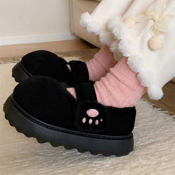 Cute Cat Paw Warm Shoes AD21058