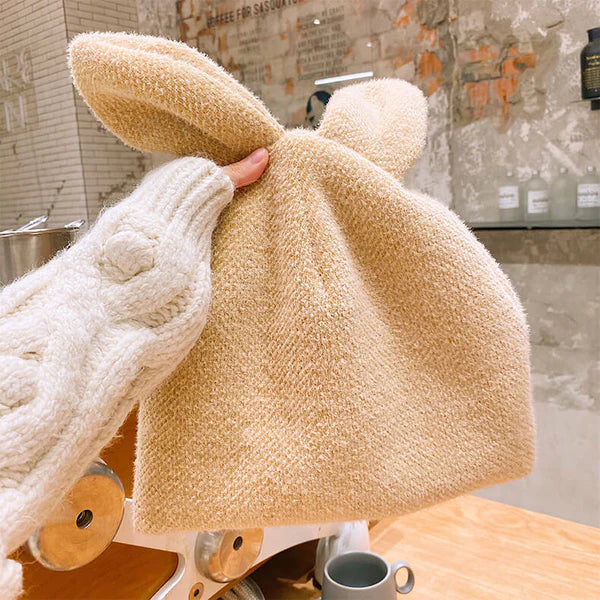 Kawaii Rabbit Ear Hat Plush Beret  AD21081