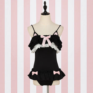 Cat Bunny Bow Swimsuit AD21109