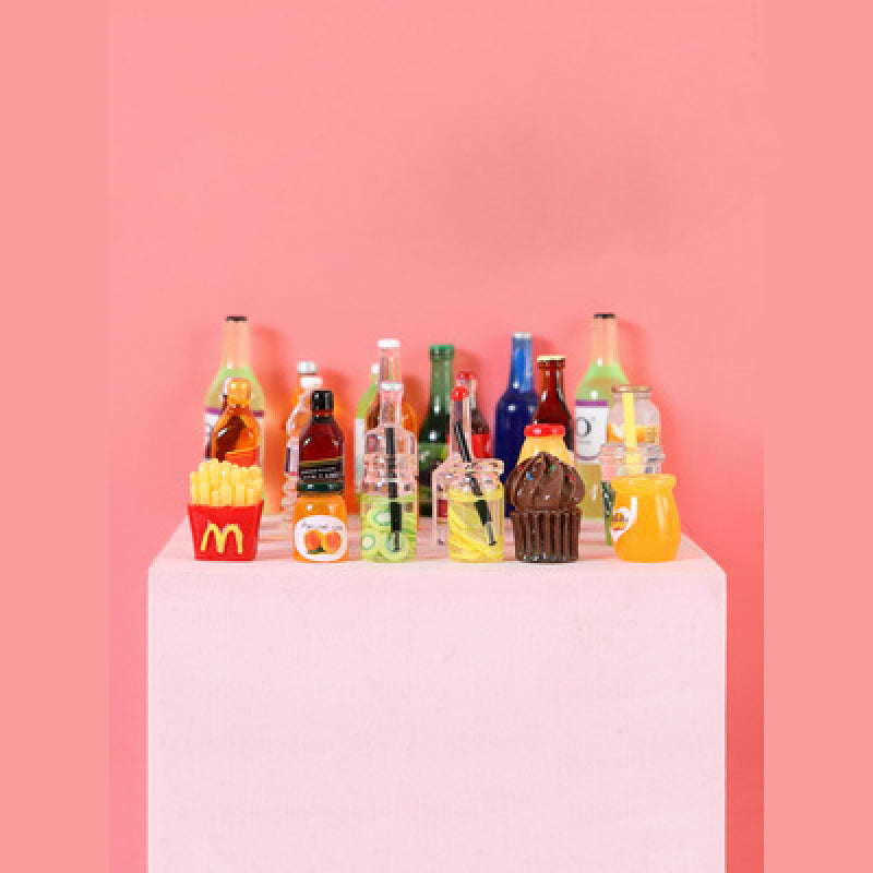 Mini luggage miniature food toys – Andester
