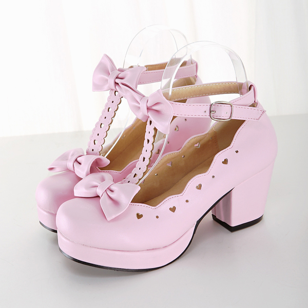 Cosplay Lolita Bow Heels AD10157