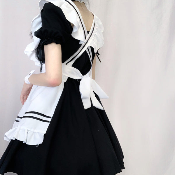 Cosplay Black Maid Dress AD12508