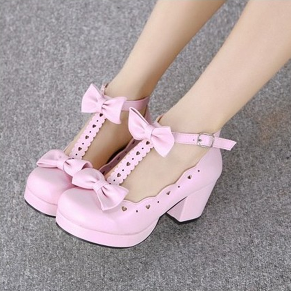 Cosplay Lolita Bow Heels AD10157