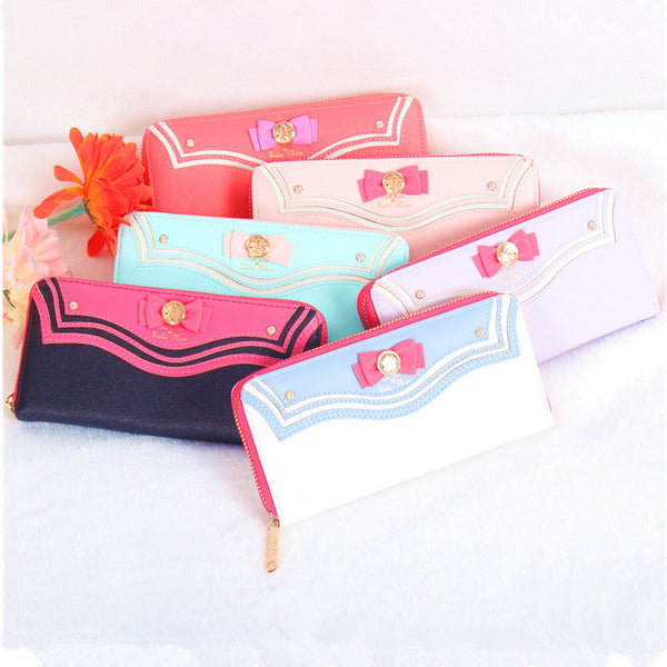 Sailor Moon Bowknot Zipper Wallet AD0092