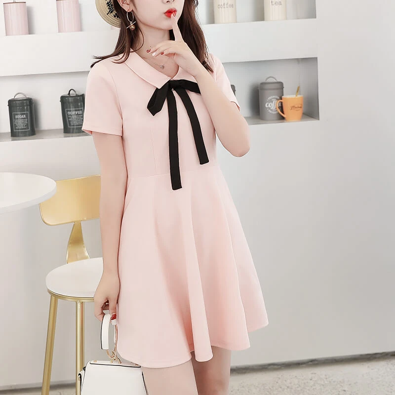 Korean Fashion Bow Dress AD11163 – Andester